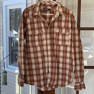 OTB men’s casual button up shirt